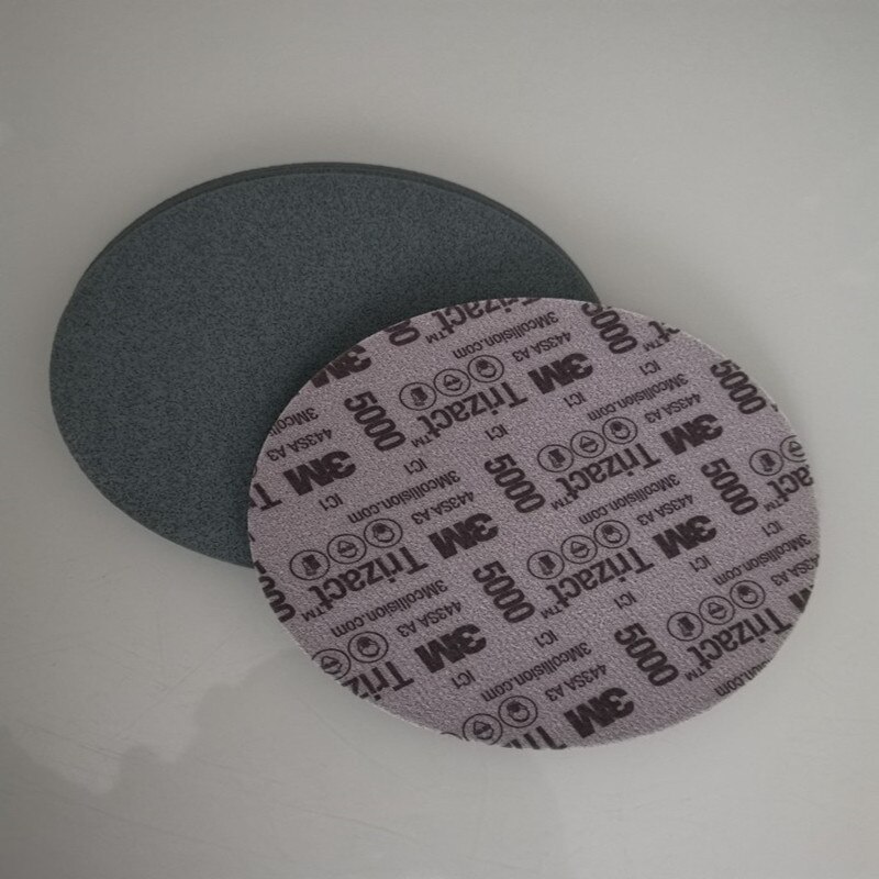 Trizact-papel de lija de esponja de disco piramidal, 3M, P3000, P5000, molienda de precisión de 6 &quot;y 152mm para pulir pintura de coche y automóvil: Grit 5000