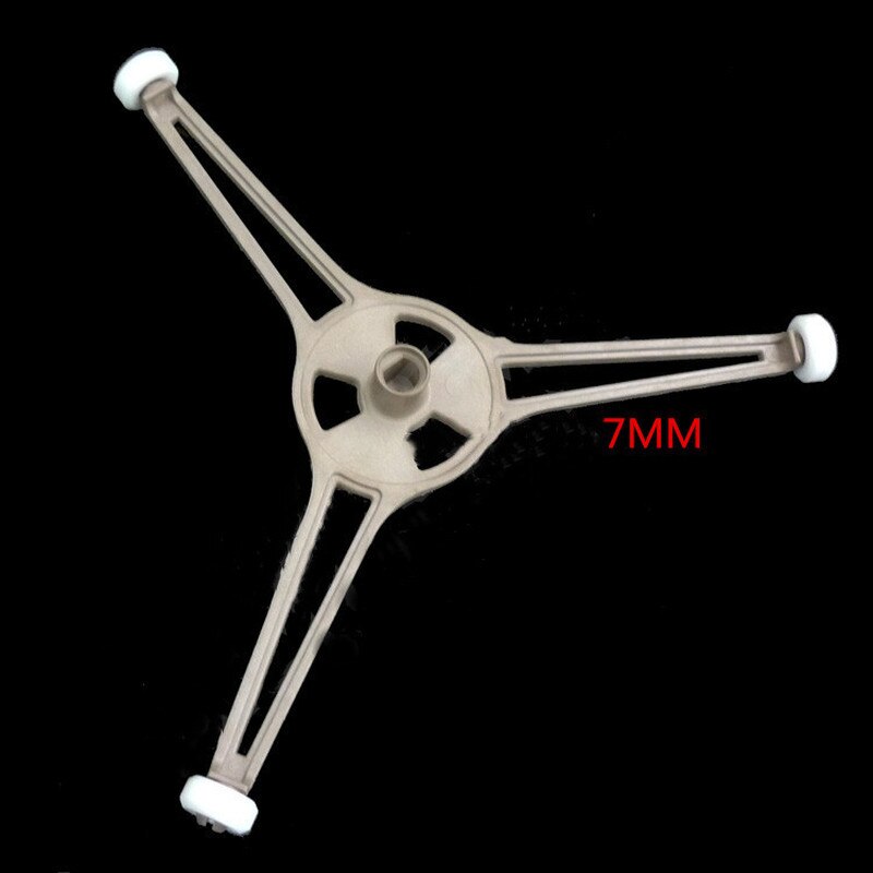 1pc Microwave Oven Triangle Shaped Tray for Microwave Parts 24.5cm Flat Glass Plate