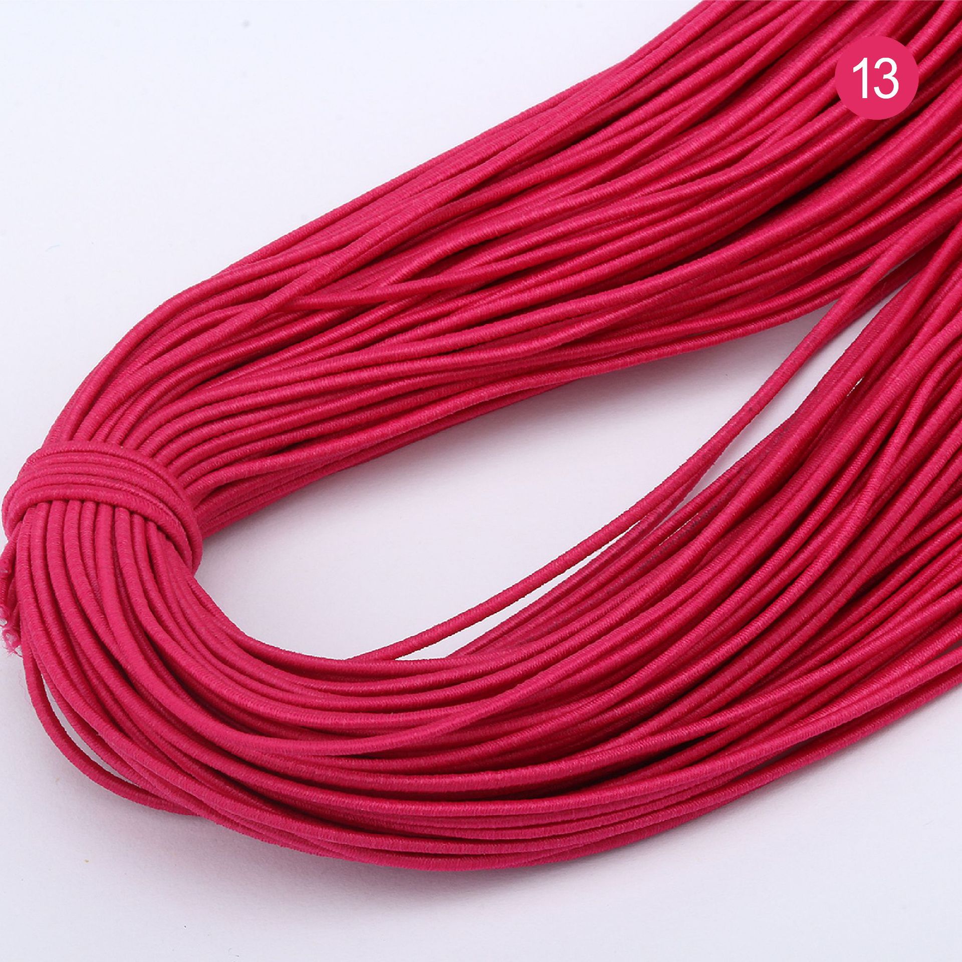 80 mx 1mm miljøvennlig ledning sy elastiske bånd tau armbånd perler strenger gummibånd for hår sløyfe plagg gjør-det-selv håndverk  ky585: 13