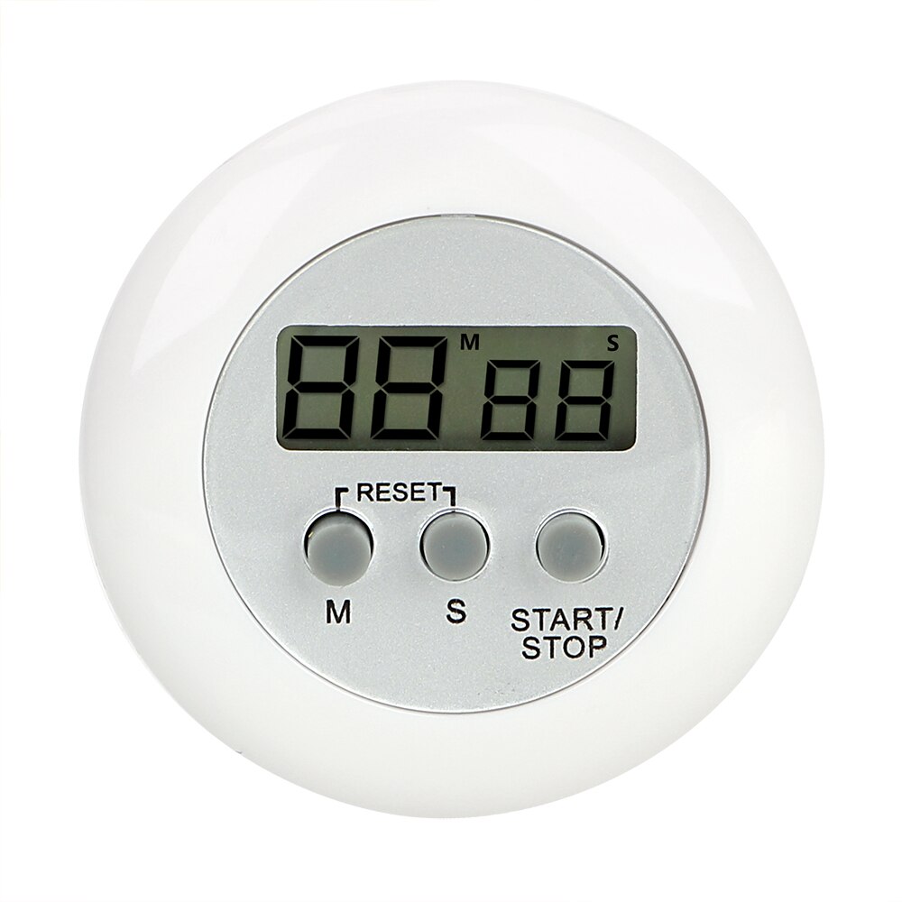 Contador de temporizador de cocina, reloj con alarma de Cuenta atrás práctica de cocina con soporte magnético, temporizador de Cocina Digital LCD
