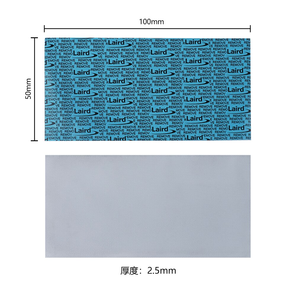 Laird Tflex HD90000 Thermal Pad For Graphics Card m2 Chipset Video Memory Notebook Cooler ,7.5W/mK, Insulation,Soft ,Recommend: 100x50x2.5mm