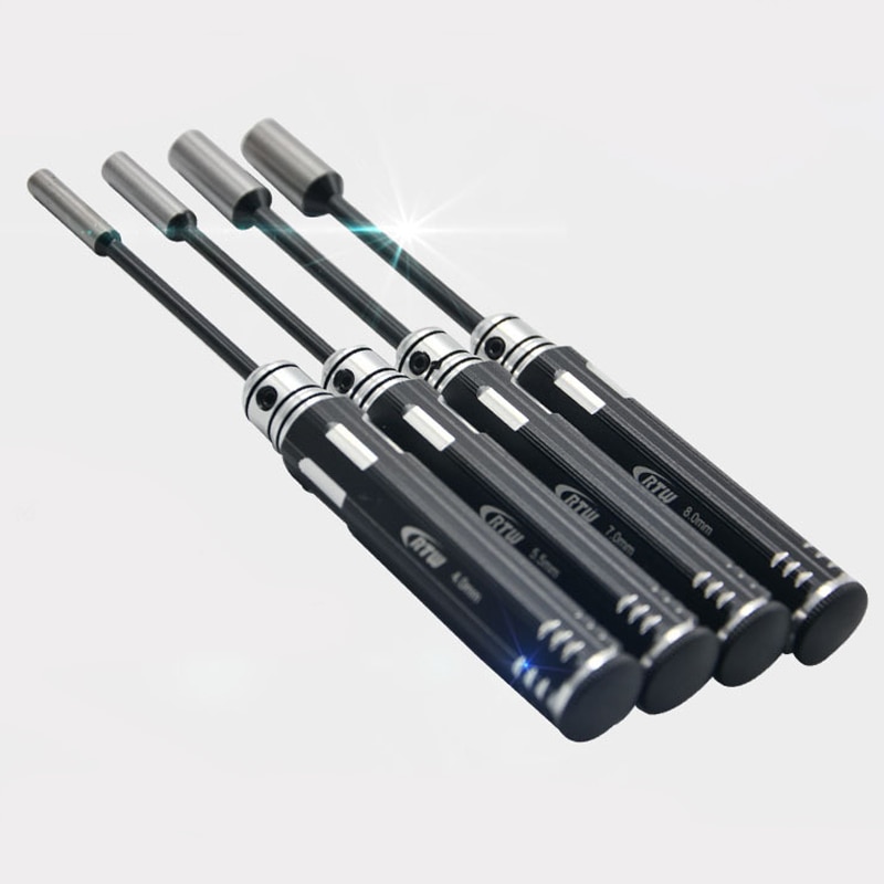 4mm, 5.5mm,7mm,8mm Socket Screwdriver Hexagon Screw Driver High Carbon Steel Bolt Driver Screw-driving Tools for Hex Nut 1pcs