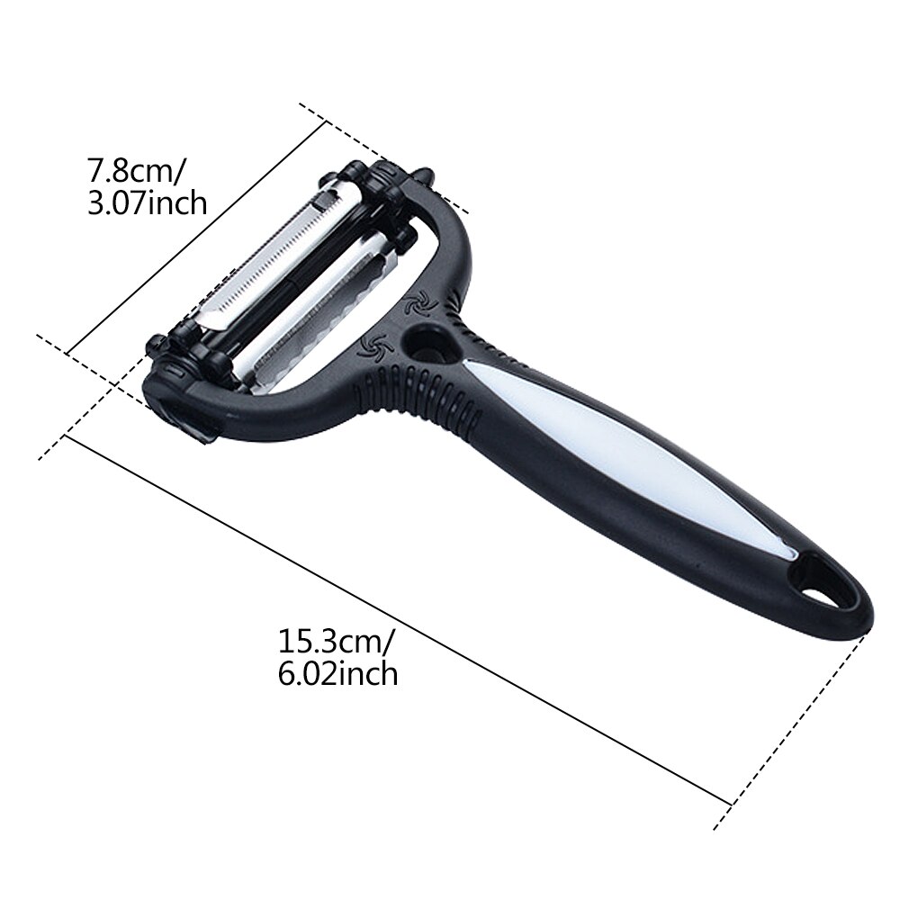 Multifunctional 360 Degree Rotary Kitchen Tool Vegetable Fruit Potato Carrot Peeler Grater Turnip Cutter Slicer Melon Gadget
