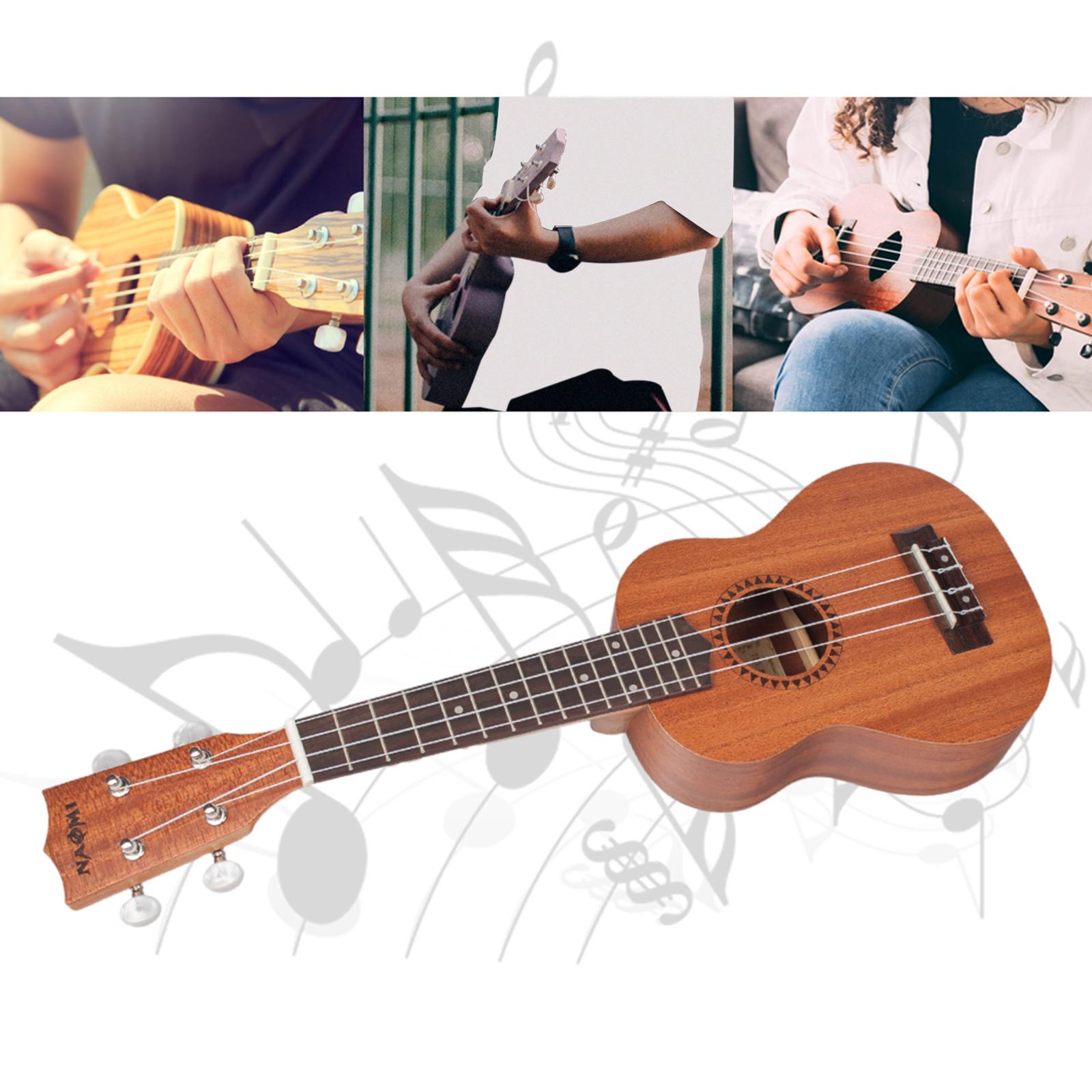 Soprano Ukulele 4 Strings Musical Instrument Educational Ukulele Guitar for Adults