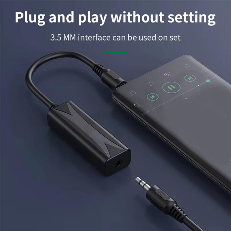 ABUO-3.5Mm AUX Audio Anti-Interference Ground Loop Noise Filter Lsolator Cancelling For Home Stereo Car Audio System