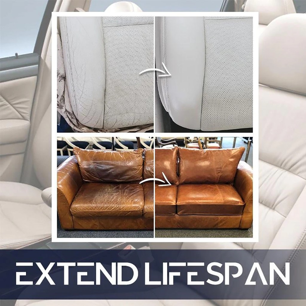 #40 Advanced Leather Repair Filler Cream Kit Car Seat Sofa Scratch Rip Scuffs Tool Remove Dust Sofas Coat Repair Leather Cleaner