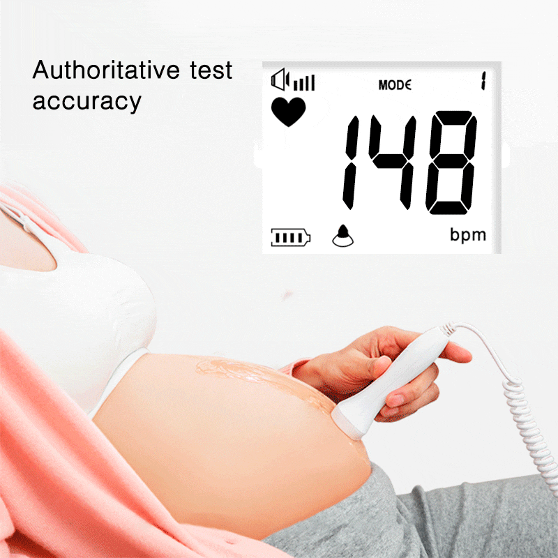 Cofoe doppler føtal pulsmåler ultralyd baby hjemme gravid lyd hjerteslag detektor til baby sundhedsmonitor 2.0 mhz