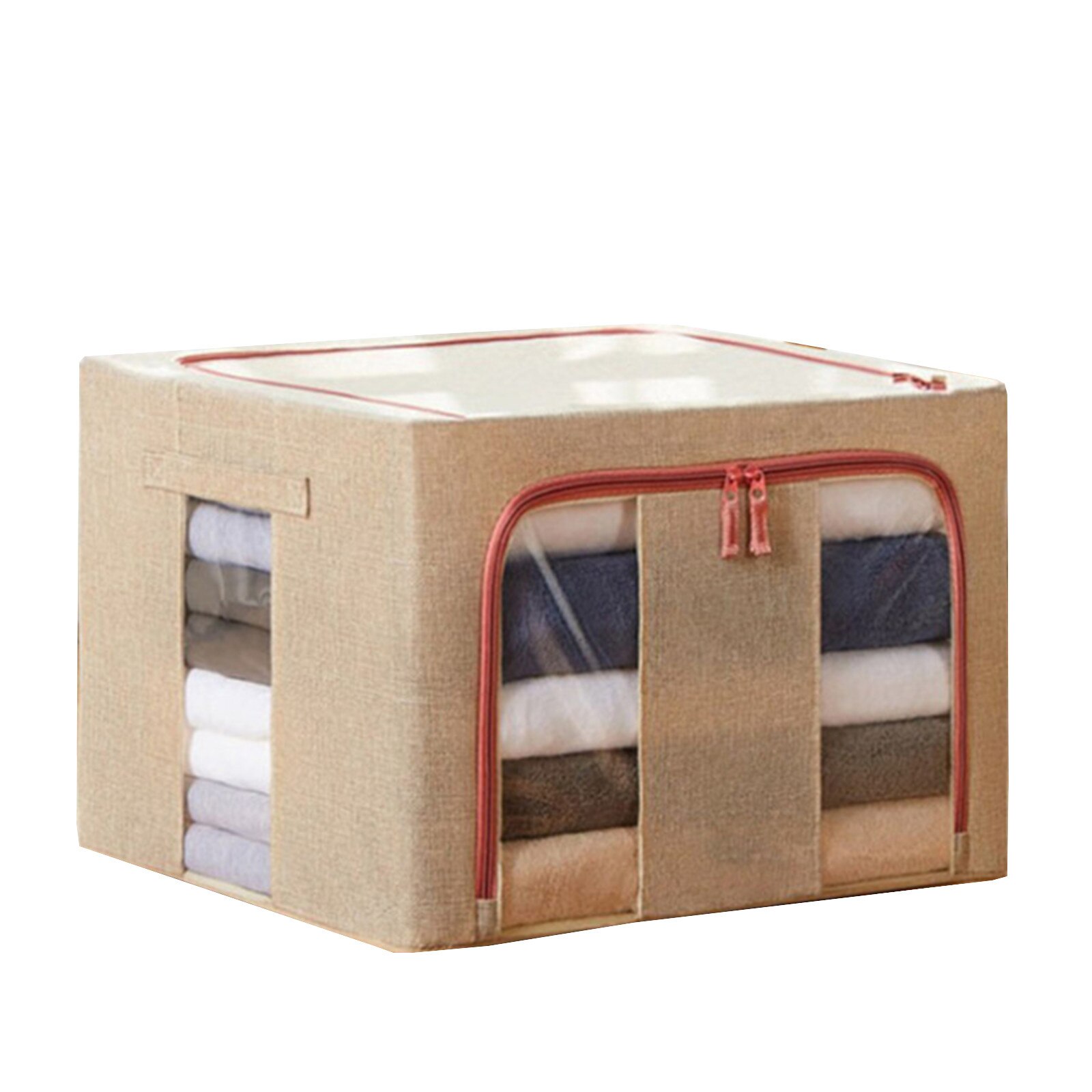 Foldable Storage Bags Clothes Blanket Quilt Closet Sweater Organizer Box Pouch Storage Box Fast: F