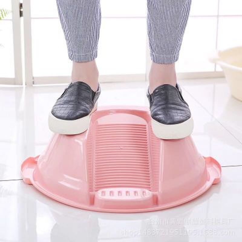 Baignoire en plastique avec planche à laver, lave-linge épais, lavage des sous-vêtements de bébé, planche à laver en plastique, outils de nettoyage de vêtements