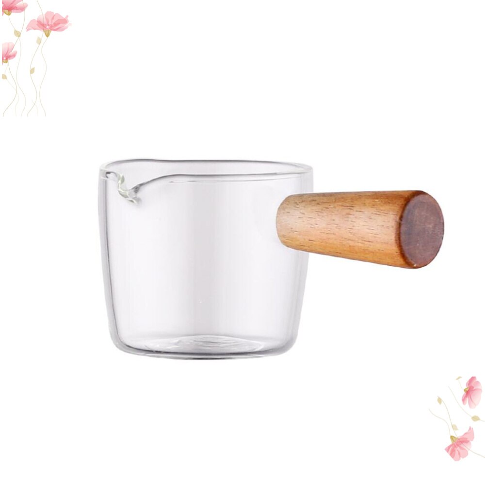 Sauce Dish With Handle Dipping Bowl Glass Sauce Dish Seasoning Dish Saucer Appetizer Plates for Home (S Size)