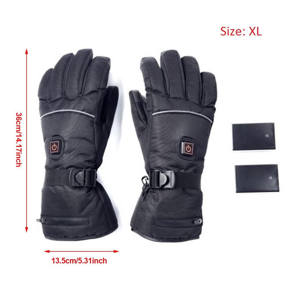 Elektrische Verwarming Handschoenen met Batterijen Verwarmde Thermische Handschoenen voor Mannen Vrouwen Volledige Fingers Winter Hand Warmer Ski Handschoenen