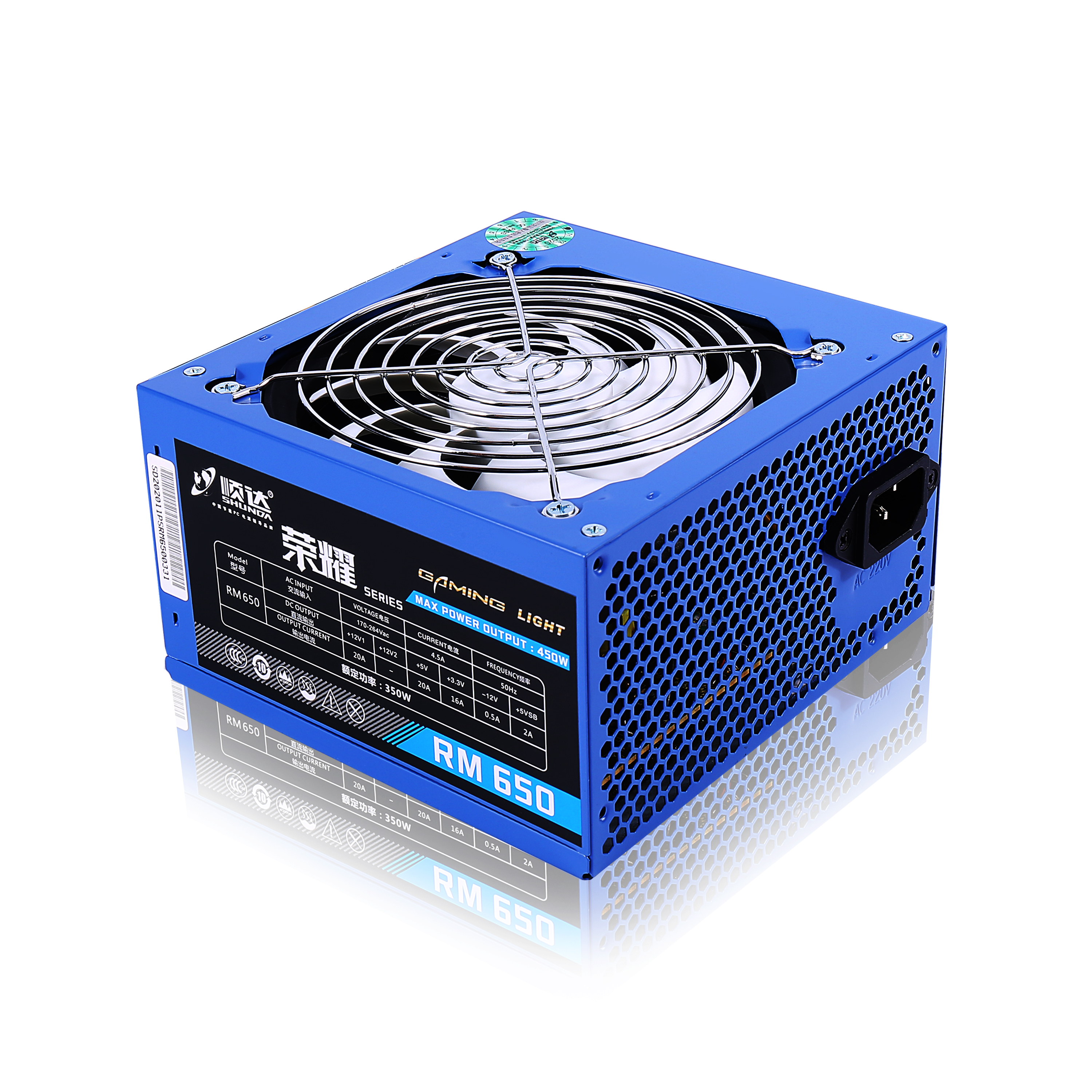IWONGOU Power Supply for PC Gaming ATX 500W PSU For Intel AMD with 12cm Cooling Fan COMPUT Computer Power Supply Source
