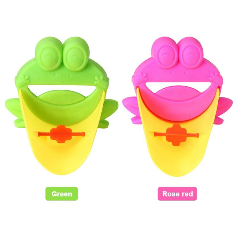 1/2Pcs Cute Faucet Extender Cartoon Kids Toddler Sink Baby Bathroom Faucet Extender Crab Washing Hands Supplies