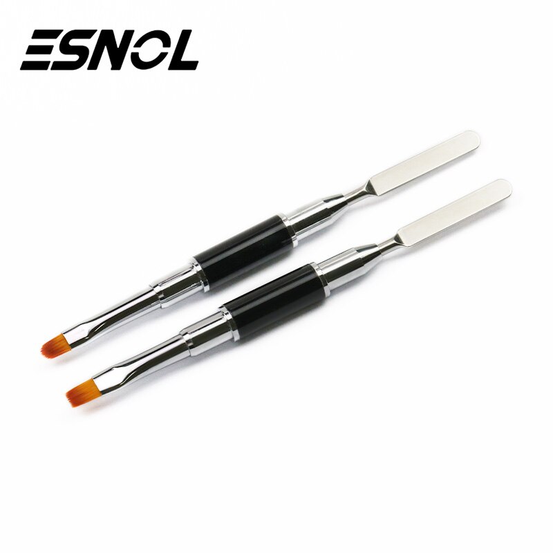 Esnol langt hår negle liner tegning maleri pensel ultra-tynd linje pen træhåndtag nail art værktøj negle diy udstyr