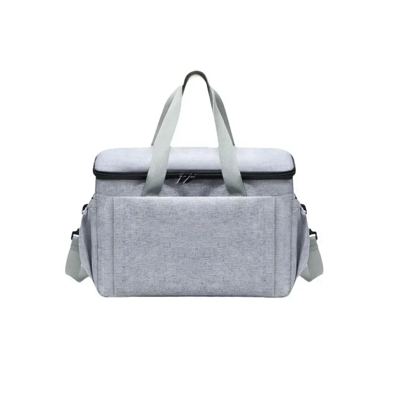 Kinderwagentaschen-organizer mit großem fassungsvermöGen, reise-hängetasche, flaschenhalter für mütter, wickeltaschen, kinderwagenzubehör: Schwarz