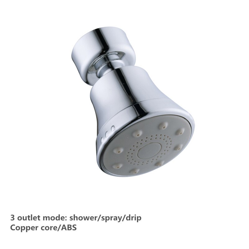 Kitchen Sink Aerator ABS/Copper Big Angle Swivel Faucet 2 Function Faucet Accessories Tip Filter Foamer Aerators: 3 function