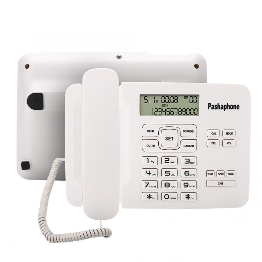 Telephone KX-T7001 Corded Phone with Caller ID/FSK/DTMF Dual System/Calendar LCD Display For Home Office White telephone