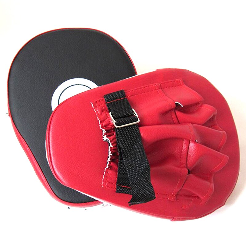 1Pc Kick Boxing Mitt Focus Gloves Pad Training Punch Target PU Leather Palm Pad