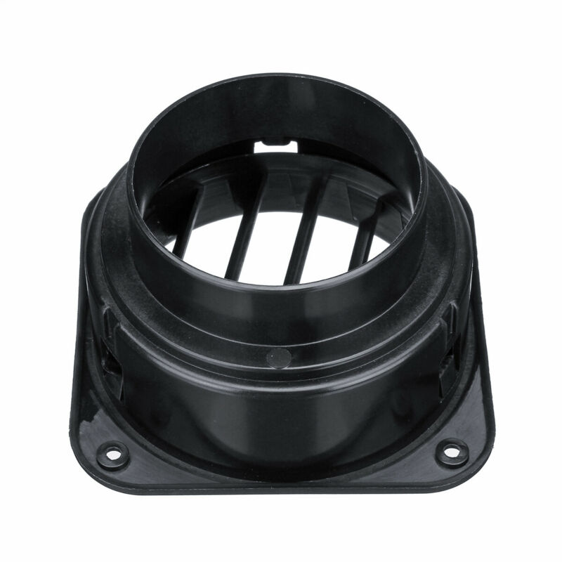 75mm Warm air outlet Diesel Heater Air Ducting Outlet Plastic For Webasto Eberspacher Propex Black Parts