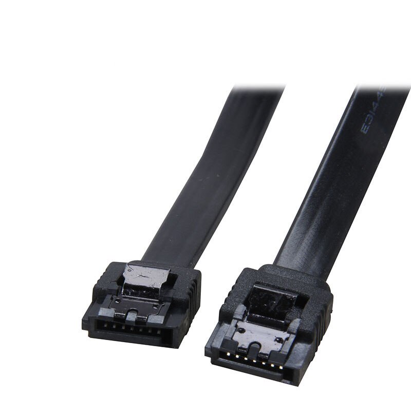 6 zoll 6 Gb/s SATA3 seriell ATA DATEN kabel w/ verriegeln Verriegelung für PC Laptop SATA 3,0 SATAIII 6 gbps HDD Festplatte Festplatte/SSD-Schwarz: Schwarz / 60cm