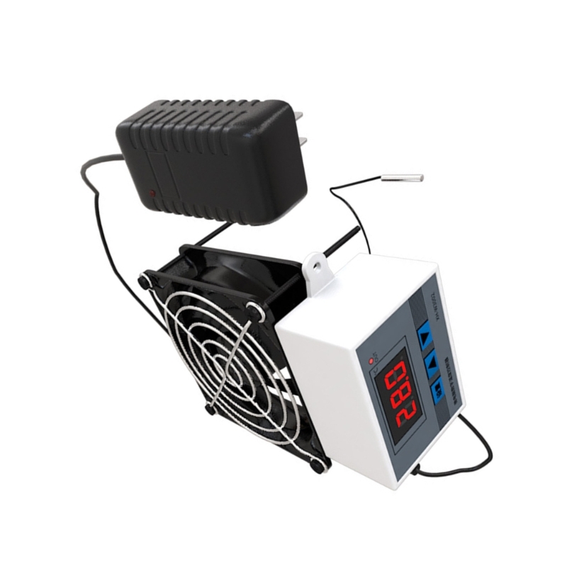 For Industrial Machine PWM Cooling Fan Intelligent Temperature Control Radiator