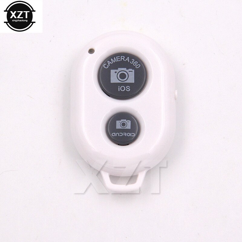 Przycisk zwalniania migawki Bluetooth do akcesoriów Selfie Adapter kontrolera aparatu zdjęcie pilot do Selfie dla iphone X: BIAŁY