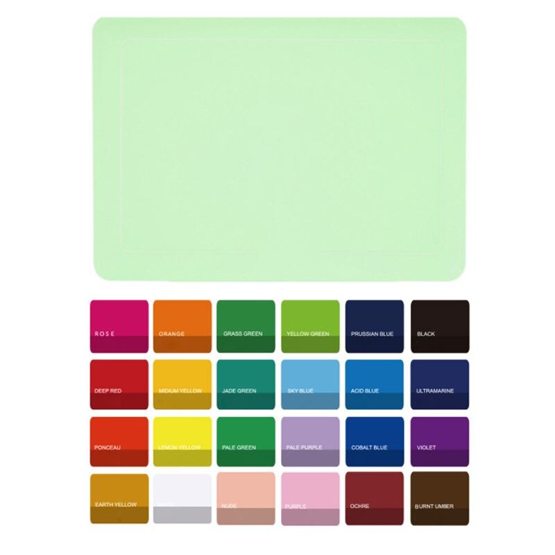 18/24 Colors Gouache Paint Set with Palette 30ml Watercolor Painting for Artists: E