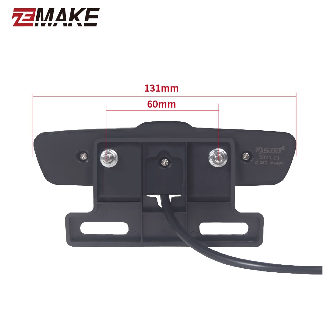 Ebike Headlight and Tail Light Sets Electric Bike Bicycle 24/36/48V/60V Front Rear Warning Lights LED Night Spotlight Headlamp
