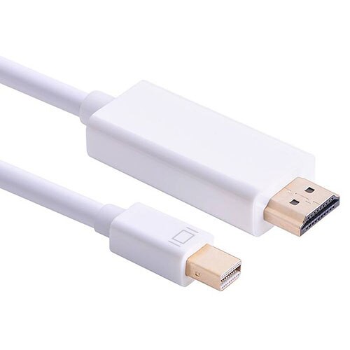 mini displayport til hdmi-kompatibel adapter dp kabel til Lyn 2 hdmi omformer macbook luft 13 flate pro 4 Lyn: 1.8m
