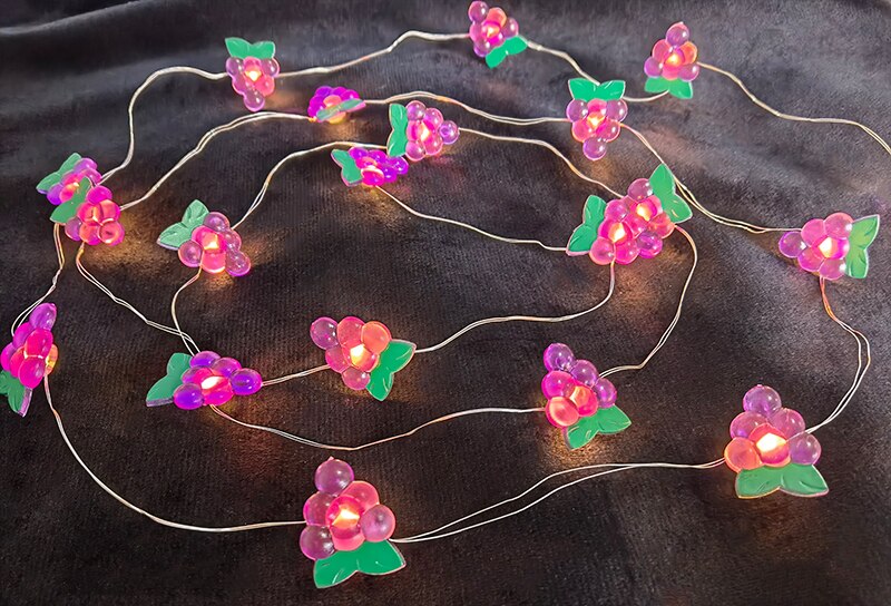 2m 20Led Hawaiian Light String Pineapple Glow Party Aloha Fruit Birthday Party Hawaii Seaside Night Luminous Parti Led Strings: Olive