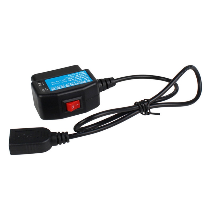 DVR Fahren Recorder Bock Linie OBD Schnittstelle DC Konverter Modul Mikro USB 5V 3A Netzteil Kabel für DVR