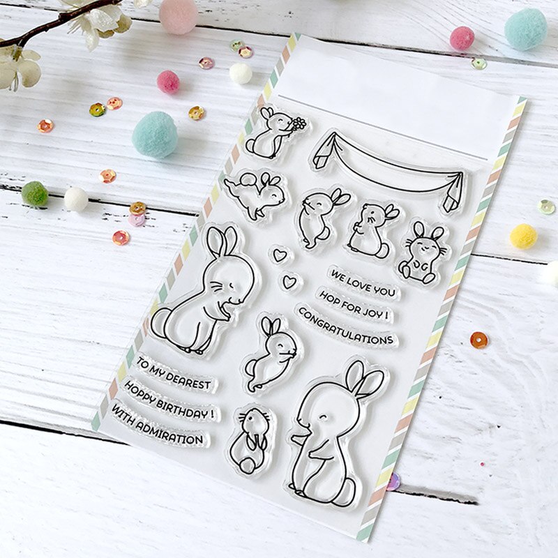 brand Clear stamps set Animal Transparent stamp for DIY Scrapbooking Cards Crafts 06: WW0248A1