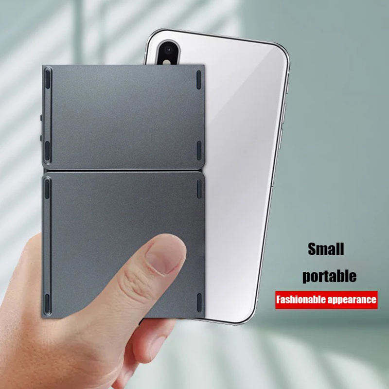 Draadloos opvouwbaar toetsenbord Bluetooth-toetsenbord met touchpad voor Windows Android IOS-telefoon Multifunctioneel minitoetsenbord met knop