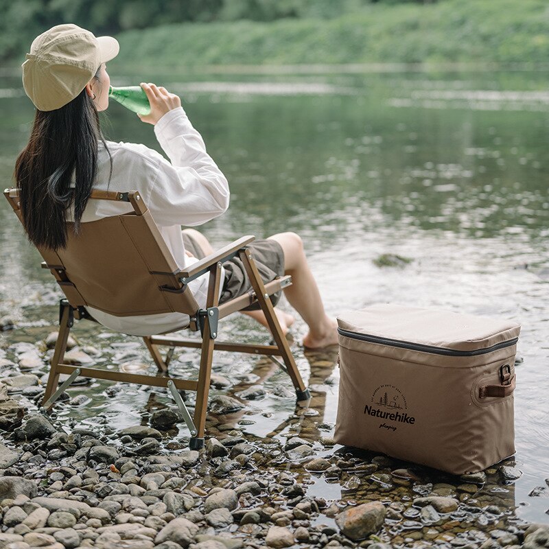 Naturehike Original Outdoor Insulation Bag 20L Camping Travel Refrigerated Ice Bag PVC Picnic Multitool Food Crisper Box Storage