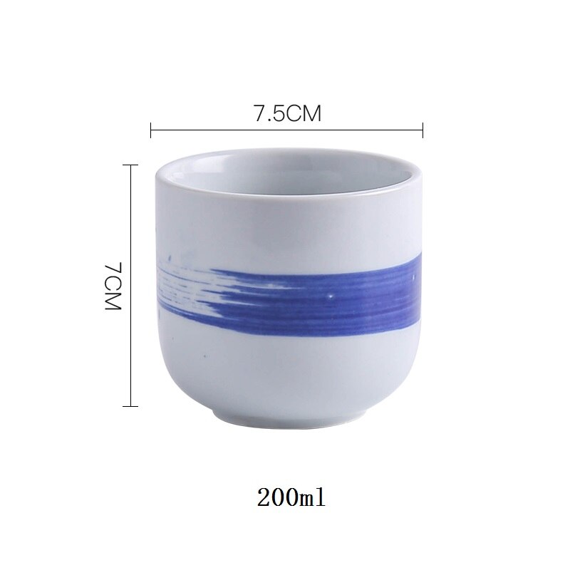 CHANSHOVA 200ml Style chinois traditionnel peint à la main tasse à thé en céramique porcelaine petite et grande tasse à café H330: 1