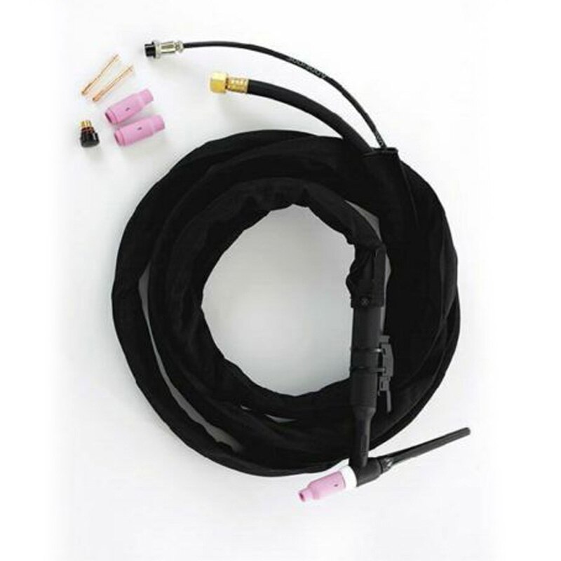 3 meter TIG Torch kit CNC Metalworking Equipment Gas lens Air-Cooled Boy Flexible Welding Set