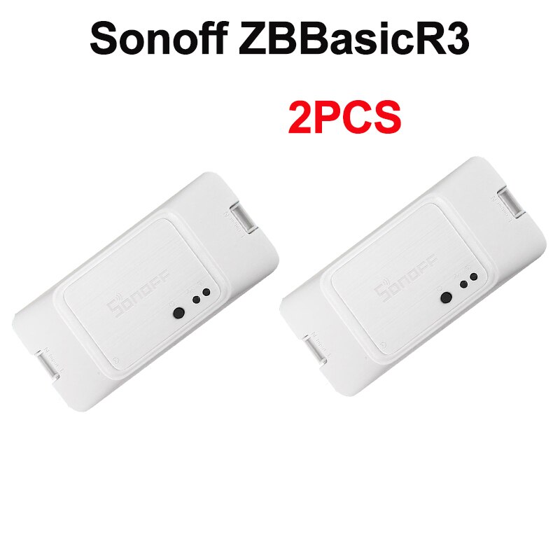 SONOFF Zigbee Switch Module BASICZBR3 DIY Smart Switch Wireless Timer Switches Vocie Control Via Alexa SmartThings Hub eWelink: BASICZBR3 2PCS