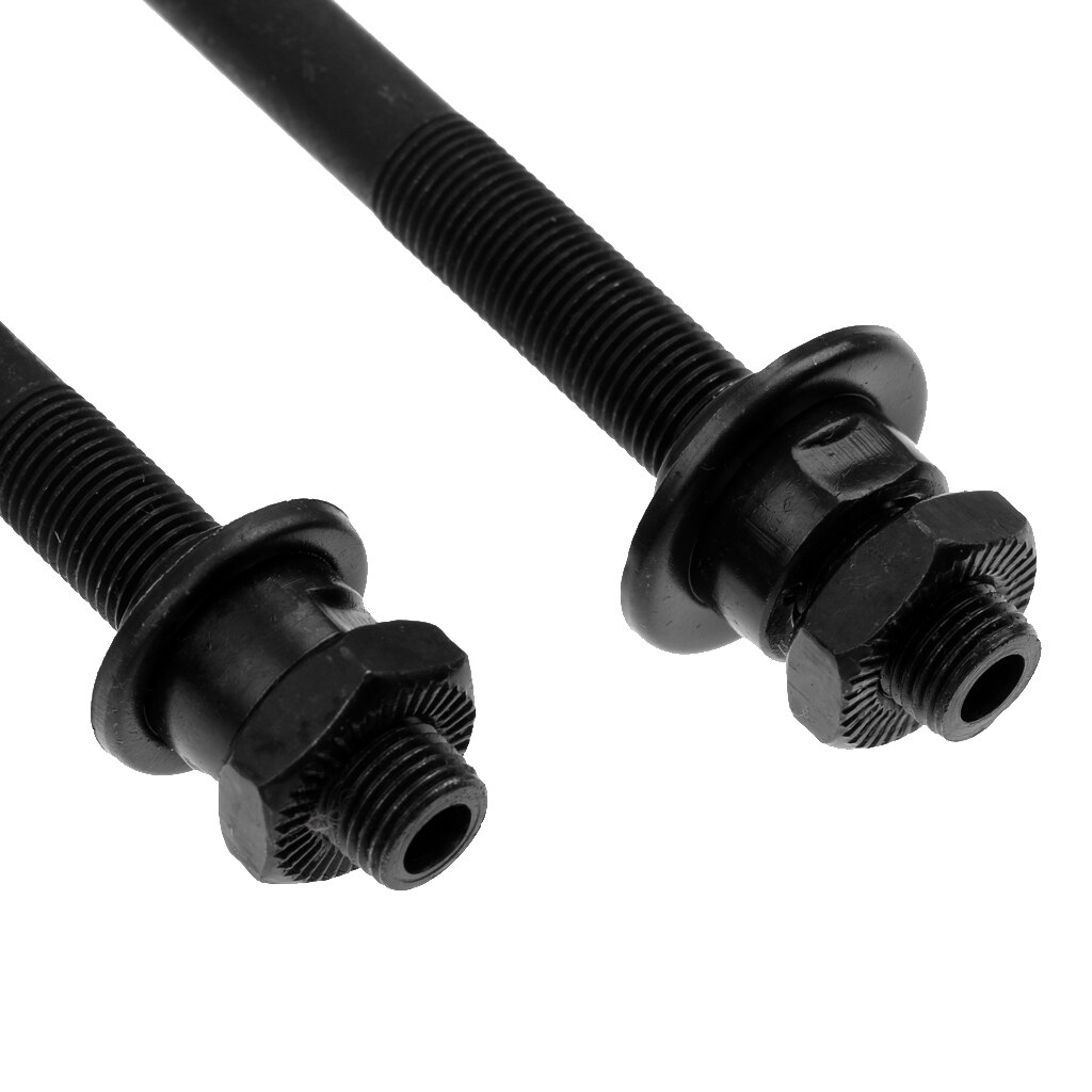 2 stk bagerste cykel spindel aksel cyklus forhjul aksel hult nav quick release