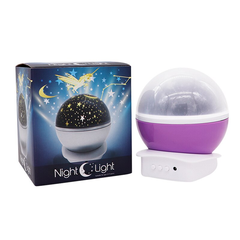 Stars Starry Sky Led Projector Novelty Luminous Toy Sky LED Romantic Starry Night Light Up Toys Moon Night Lamp Party Kids