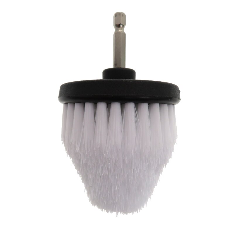 2.5 Inch Elektrische Borstel 6.35Mm Drijfstang Conische Detail Cleaning Tool Voor Meubels Keuken: White