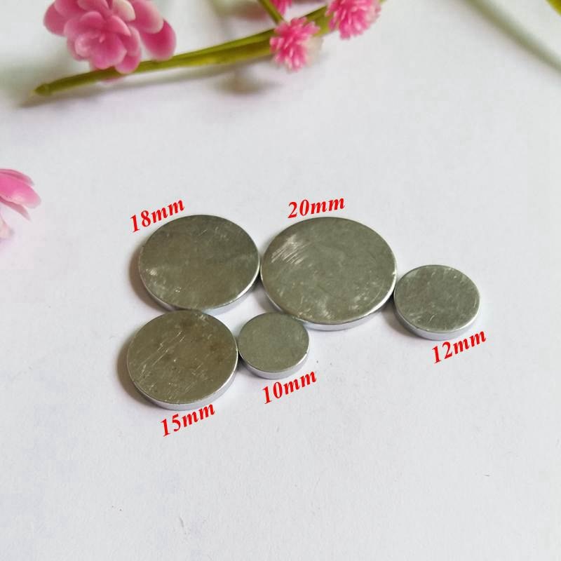 10pcs 10/12/15/18/20mm Invisible Hidden Buttons Sew in Magnetic Snaps Closure Bags Clothes Magnet Buttons Accessories