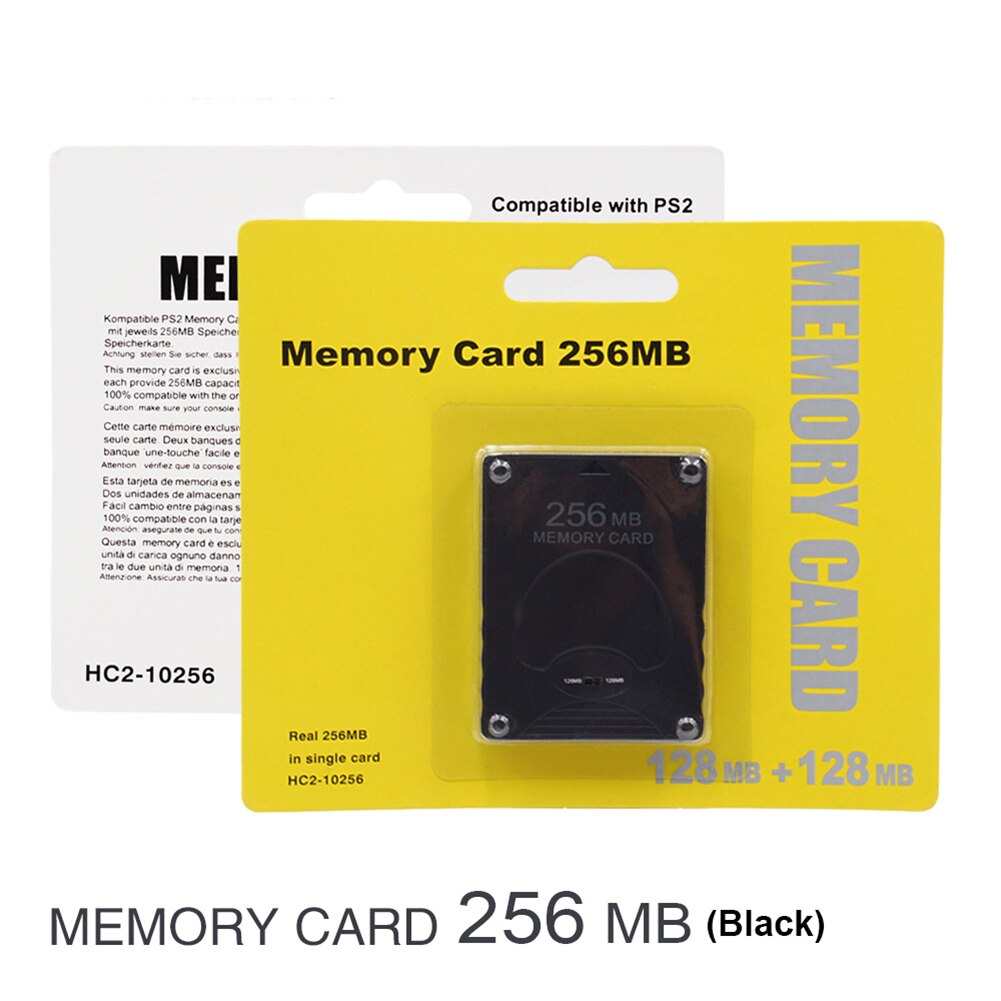 256MB Megabyte Memory Card for Sony PlayStation 2 PS2 Game Console Data Archive Storage Adapter Game Data Storage Card