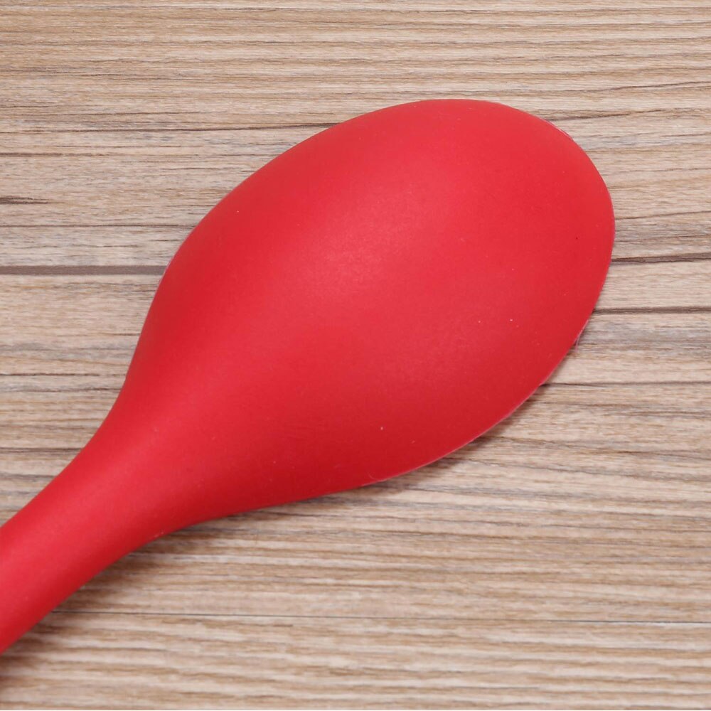 Visual Touch-cuchara de silicona de cocina, 27cm, mango largo grande, cuchara mezcladora para hornear, cucharón, utensilio de cocina de silicona de grado alimenticio