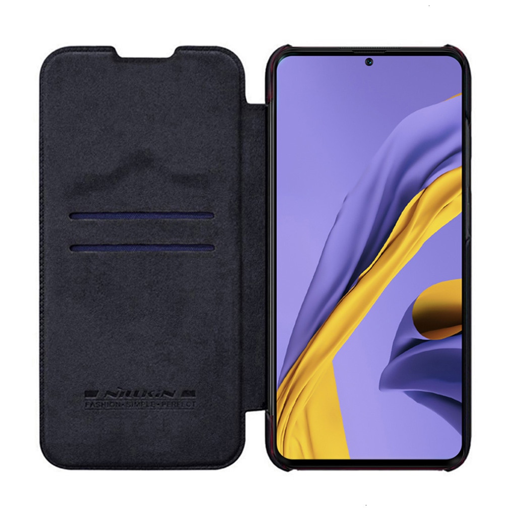 Für Samsung Galaxy A51 telefon fall Nillkin Qin Serie Flip Leder Fall Für Samsung A51 Luxus Brieftasche Abdeckung