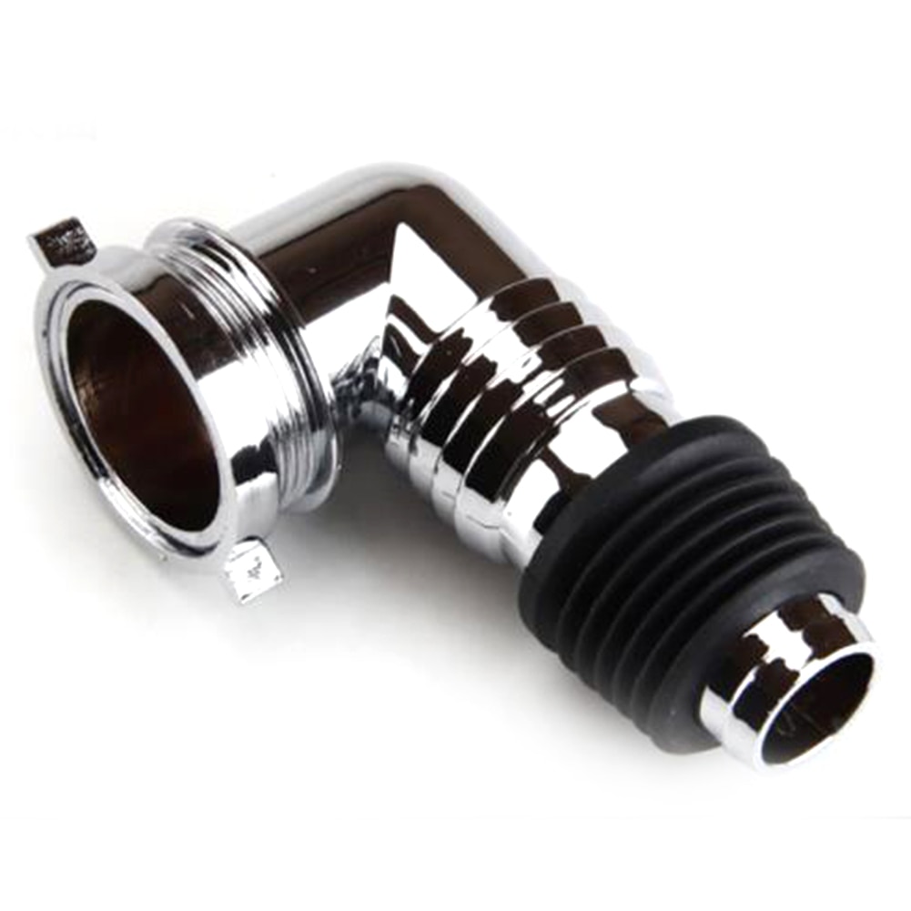 Special Elbow Home Floor Drain Joint Snap Adapter Connector Universal Fit Accessories Chrome Plated Washing Machine Washbasin
