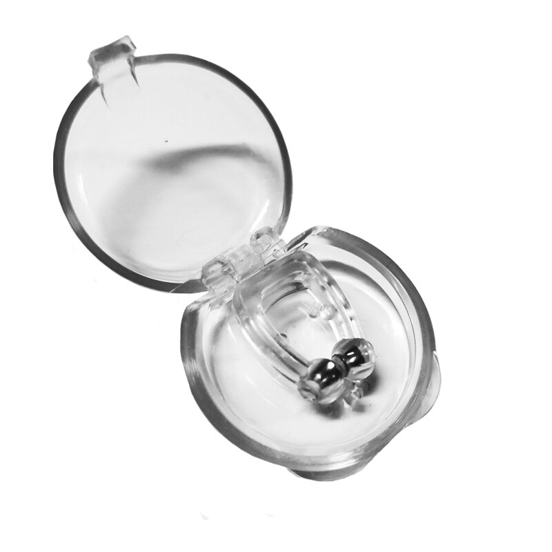 Silikon magnetisk anti snorke stopp snorking neseklemme sovebrett sovehjelp apnévakt nattenhet med etui