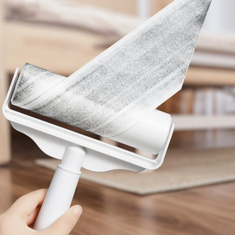 Lange steel Lint Roller Brush Pet Hair Remover Roller Intrekbare stof Haarroller Stick Scheurbare kleding Bed Ontharingsborstel