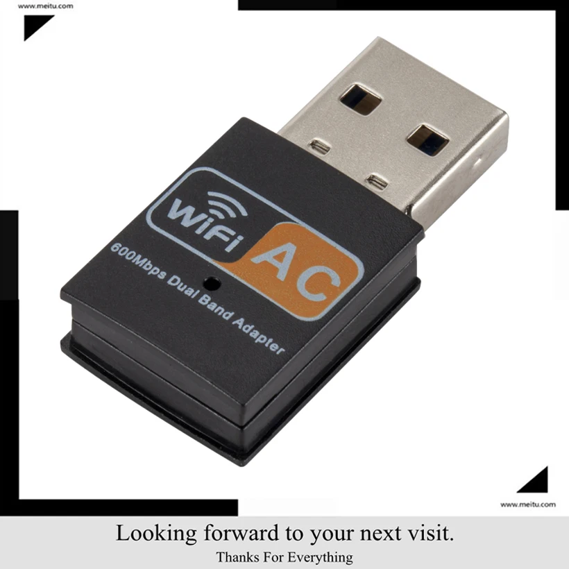 MnnWuu Wireless USB WiFi Adapter 600Mbps wi fi Dongle PC Network Card Dual Band wifi 5 Ghz Adapter Lan USB Ethernet Receiver: Default Title
