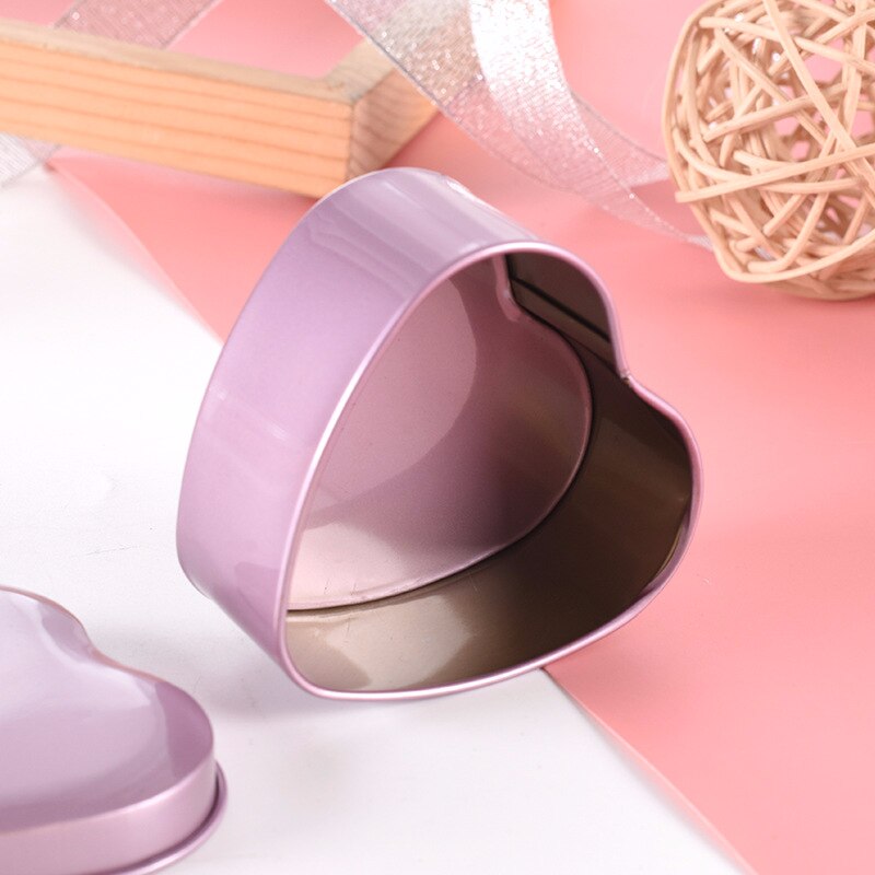 candy box heart-shaped candy box heart-shaped chocolate tin box heart-shaped candy cans iron box packaging