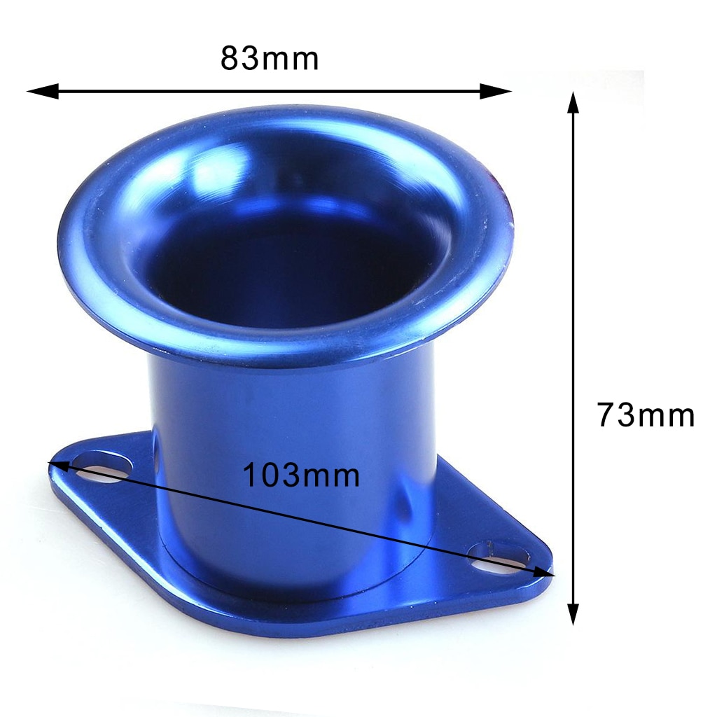 Air Horn Funnel GTS Velocity Stack 20V 4AG ITBs for Toyota Corolla AE86 Blue